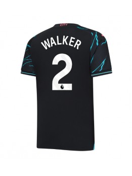 Billige Manchester City Kyle Walker #2 Tredjedrakt 2023-24 Kortermet